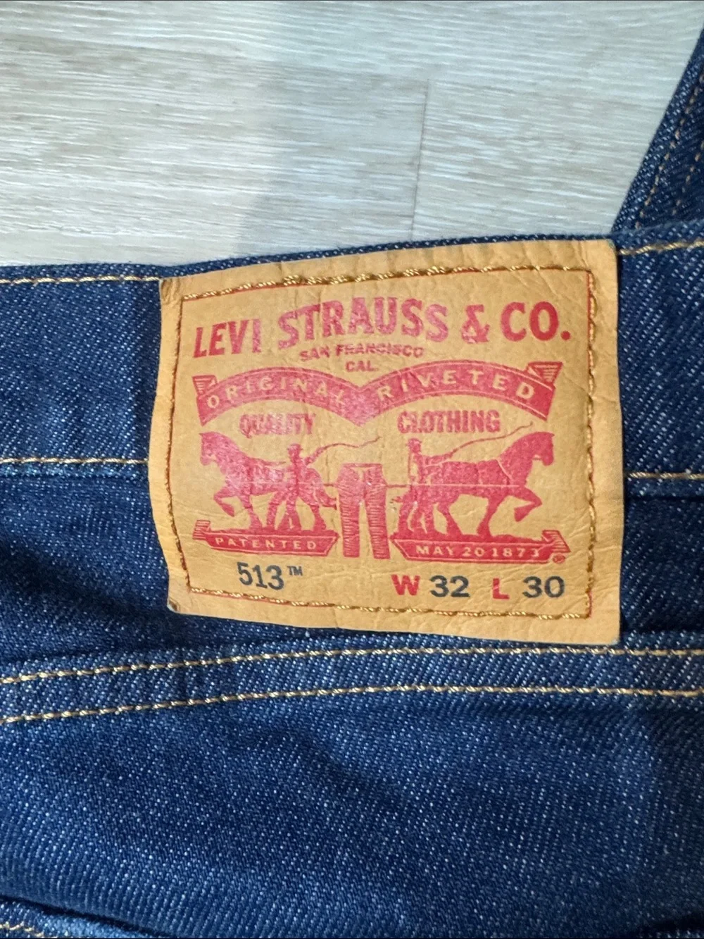 Levi's Men’s Slim Straight Jeans in Dark Indigo